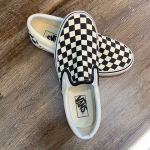 COMFYCUSH CHECKERBOARD SLIP-ON VANS